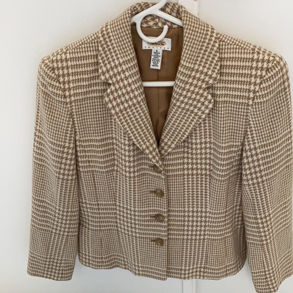 Talbots Houndstooth Jacket - Picture 1 of 7